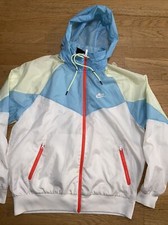 Nike Sportswear Windbreaker M RN 56323 CA 05553 White /Blue Jacket
