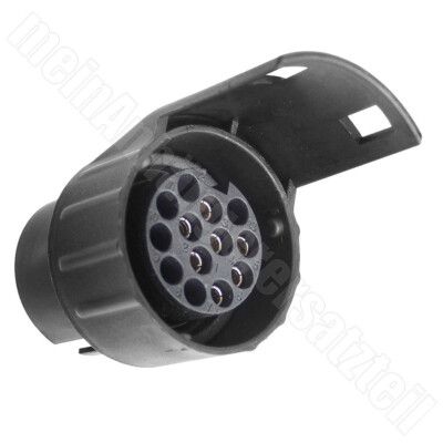 7 / 13 poliger Kurzadapter Miniadapter Anhängeradapter für Pkw Anhänger