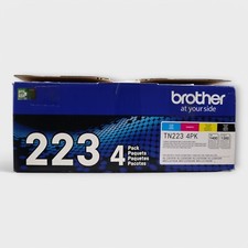 Brother TN223 4PK Standard-Yield Toner Cartridge Replacement 4-Pack Untested 