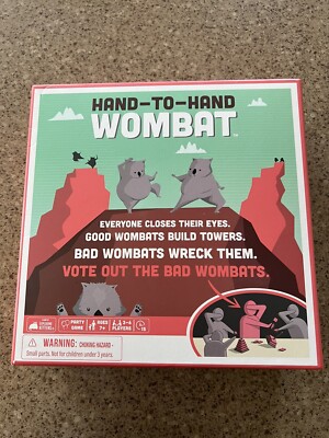 Hand-To-Hand Wombat Party Game by Exploding Kittens  ~ AGE 7+ ~ New Opened Box