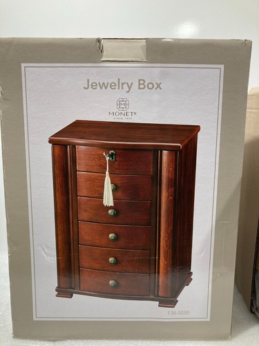 Monet Jewelry Box 13.2" h x 10" w x 7" d - Picture 3 of 11