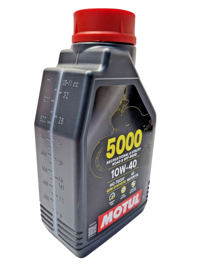 Motul 5000 10W-40 4T Motorcycle Engine Oil 10W40 1L One Litre ...