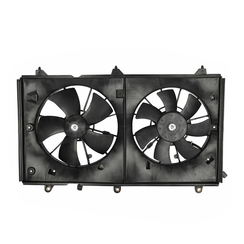 Ventilador de refrigeração CA FIT 2003-2005 2006 2007 Honda Accord 2.4L radiador duplo HO3115121 - Imagem 2 de 4