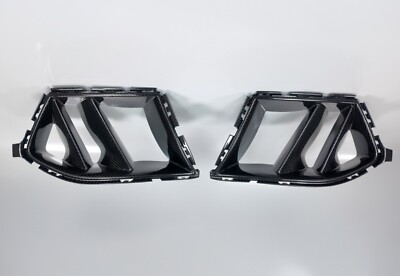 For M3 G80 Sedan M4 G82 Coupe Pre-preg Dry Carbon M Type Twin Fin Air Duct Pair