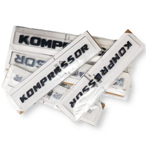 Pour Mercedes-Benz KOMPRESSOR Emblèmes et ornements rear logo C E Sticking ABS - Imagen 3 de 9