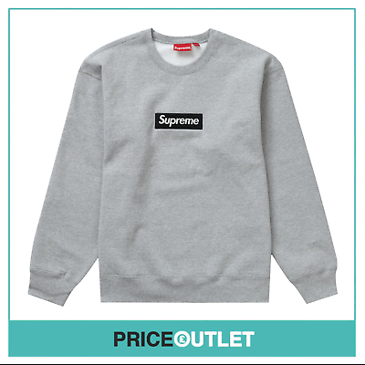 Supreme - Box Logo Crewneck 'Grey' | eBay Supreme - Box Logo Crewneck 'Grey' | eBay