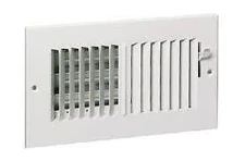 Hart & Cooley 68284 - 8X4 Ceiling/Sidewall Stamped Face Two Way Register