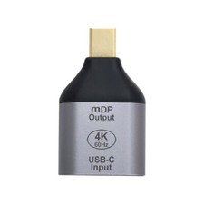 4K 60hz 1080p USB-C TypeC Female Source to Mini DisplayportDP Sink HDTV Adapter