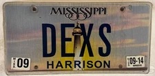 Vanity DEX DEXTER S CAR license plate Dexton Dexy Declan Serial Killer TV Crime