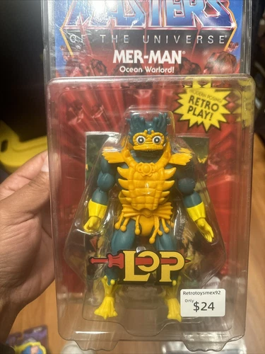 Mattel Master of the Universe Origins Mer-Man Legends of Power MOTU LOP