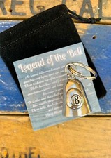 8 Ball GUARDIAN Bell of Good Luck gift fortune pet keychain