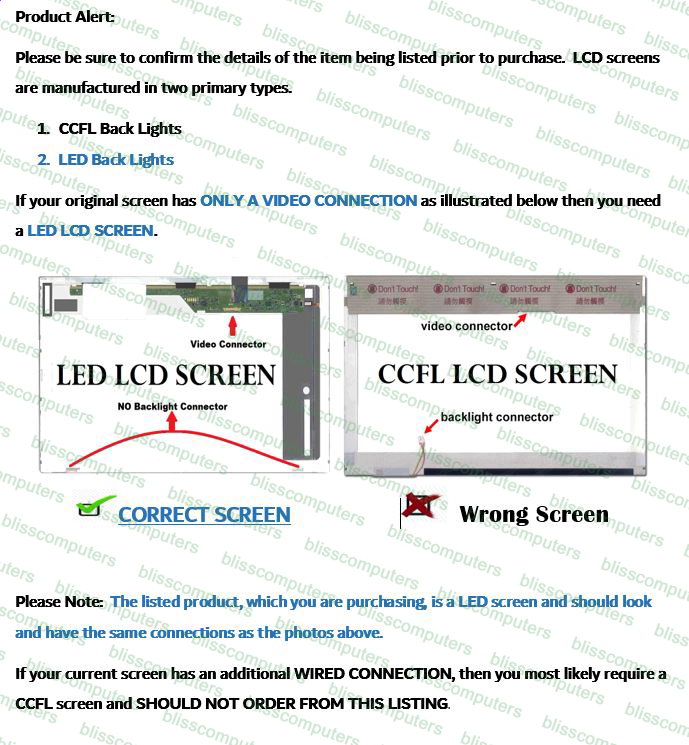 Schermo LCD LED 15.6″ WXGA Lucido Per ASUS K501J, K50IJ, K50AB, K50IP, K50ID – Nuovo