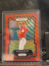 Marcelo Mayer 2024 Prizm Ruby Wave Prizm - Red Sox