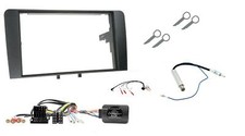 Double Din Facia Panel Stalk Steering Controls Fitting Kit For Audi A3 8P 03-12
