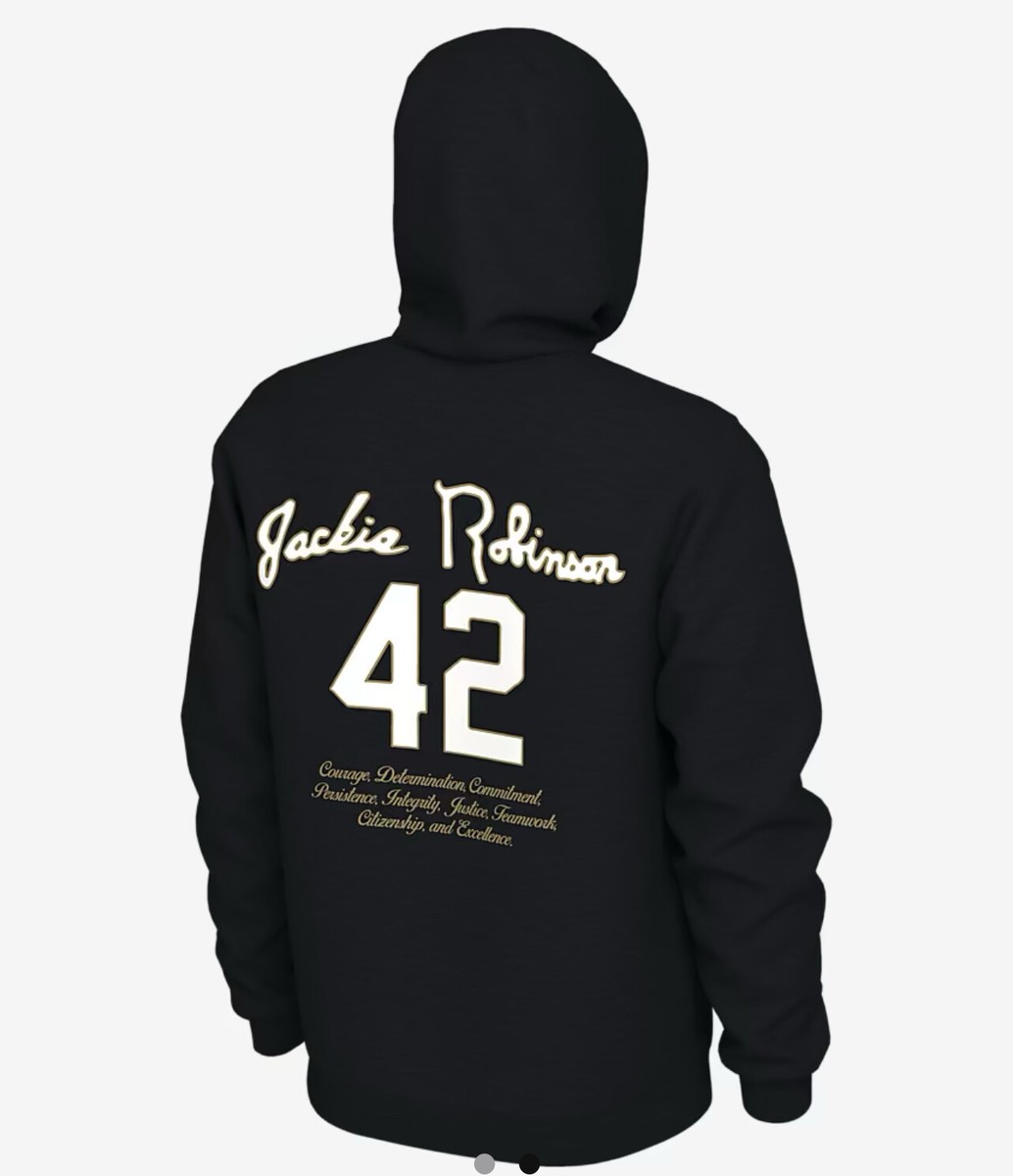 NIKE JACKIE ROBINSON BLACK PULLOVER HOODIE IB2315-010 MEN SIZE