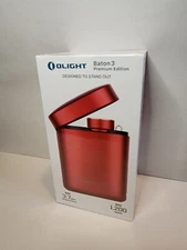 OLight Baton 3 Premium - Red- Sealed 1,200 Lumens