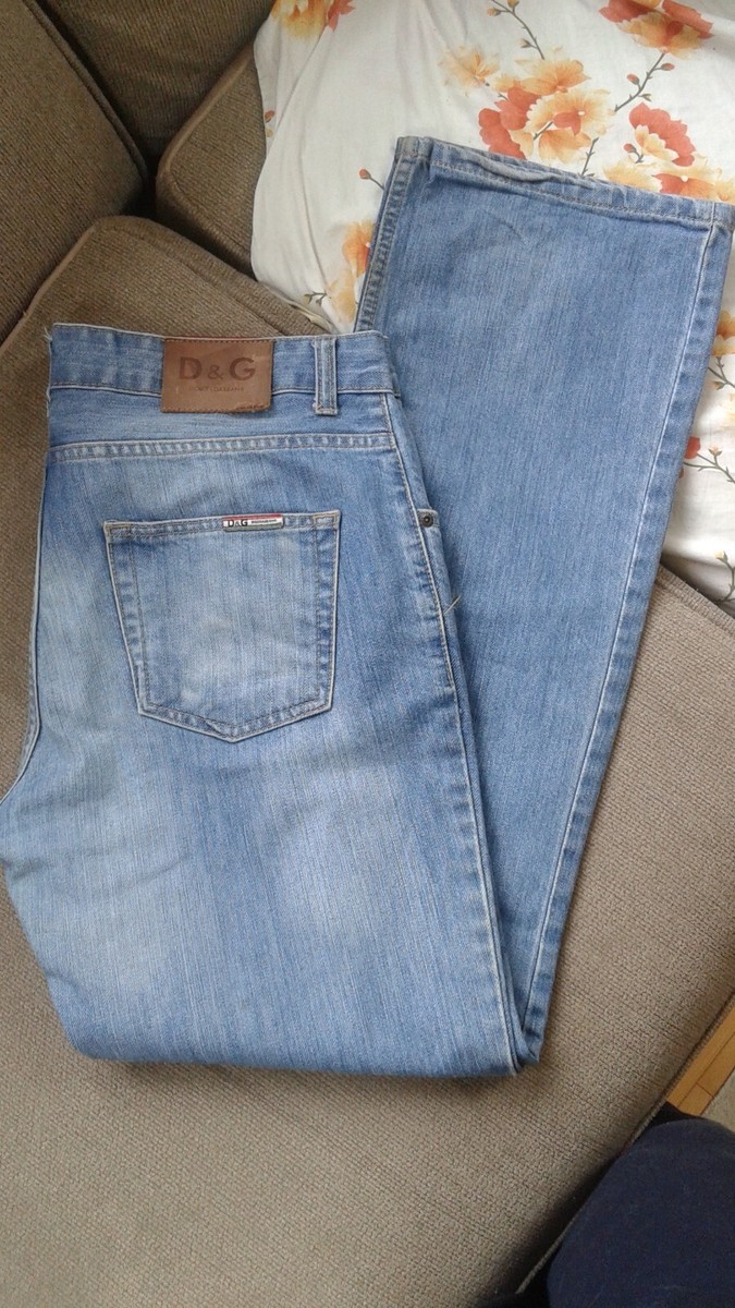 DOLCE & GABBANA MEN JEANS SIZE 36X33 BLUE COLOR STRAIGHT | eBay