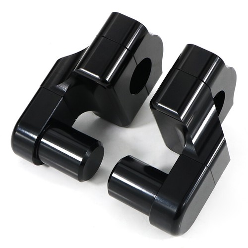 7/8" CNC HandleBar Risers Mount Aftermarket Use Fit For BMW R1150R R1200R Black - Picture 7 of 12