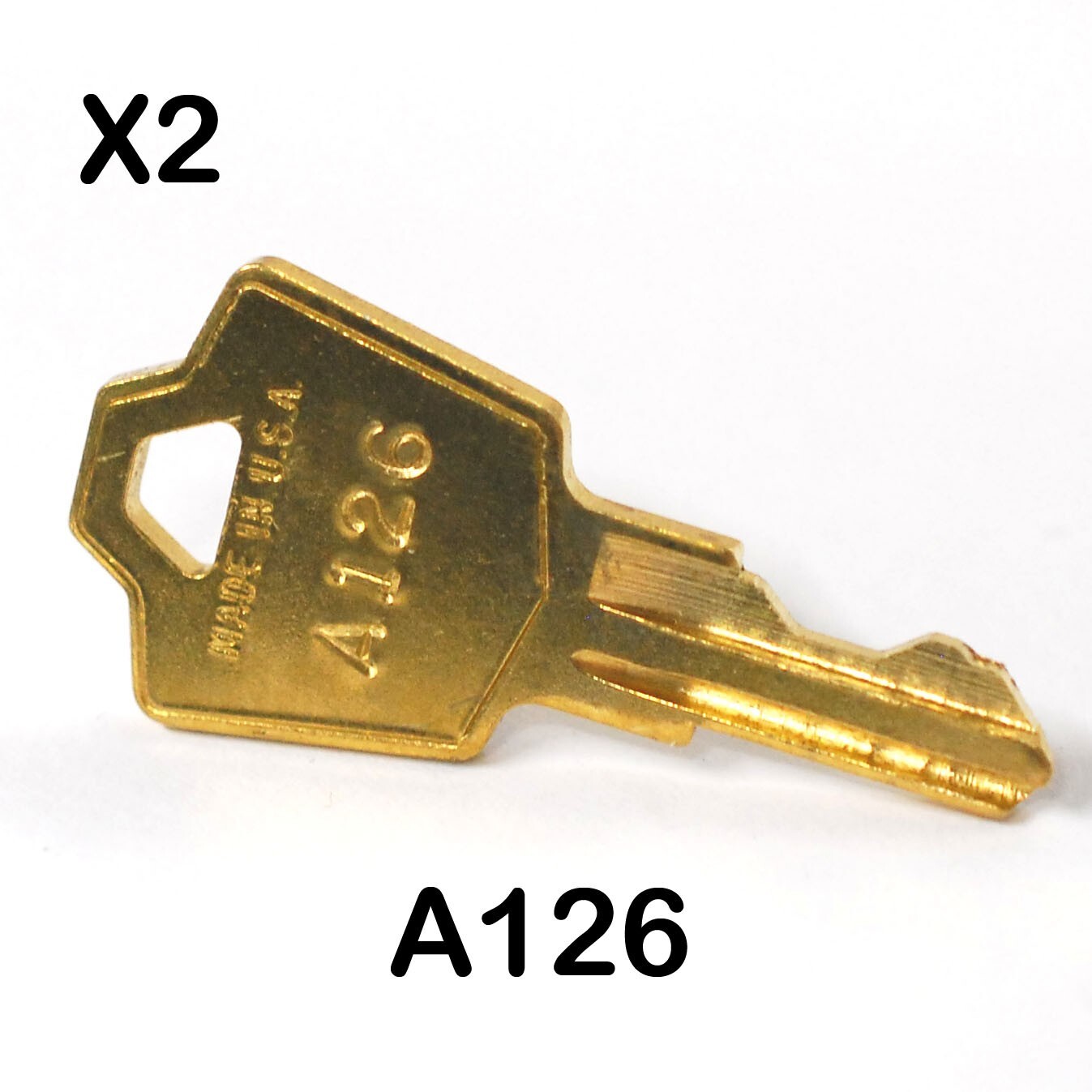 🗝️ A126 Replacement Keys ~ Set of 2 ~ Bosch, Tyco, ADT