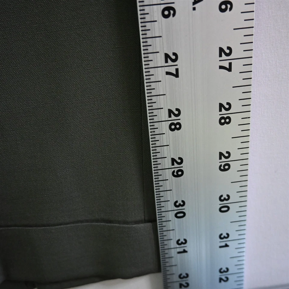 Pantalones de vestir de colección Hart Schaffner Marx 34x32 verde plisado con puños 100 % lana Foto 4 de 4