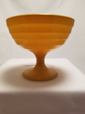 VTG. Hazel Atlas Butterscotch Colored Platonite, Moderntone Sherbert ...