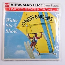 View-Master Water Ski Show Cypress Gardens Florida 3 reel packet/booklet A967