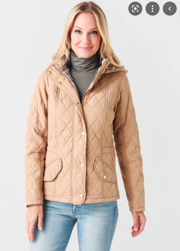barbour quilted parka womens