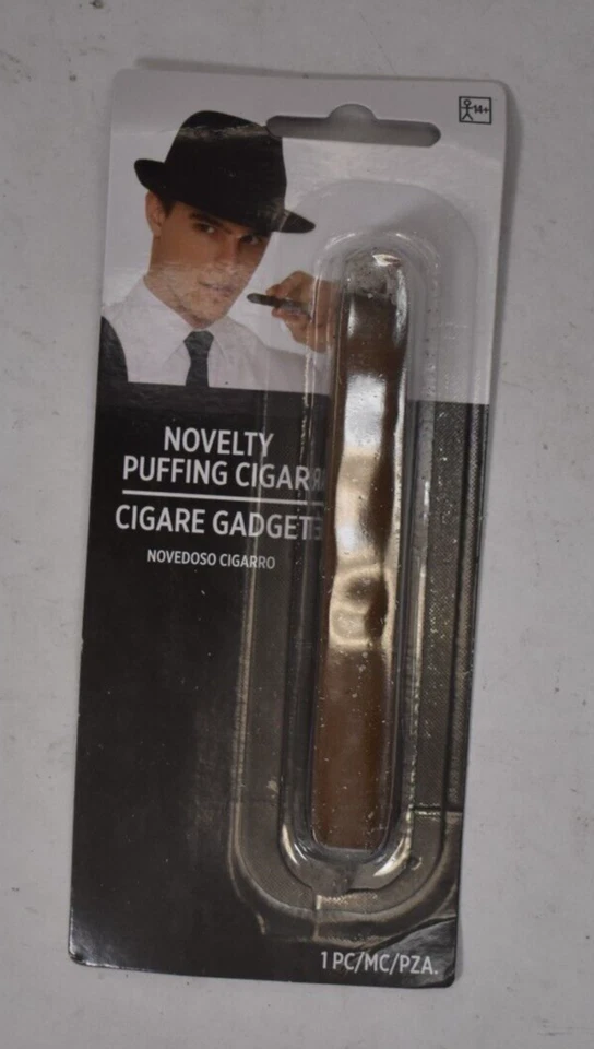 Lote de 6 Charutos Amscan Marrom Falso Puff Para Adultos Mafioso Gângster Halloween Prop - Imagem 2 de 4