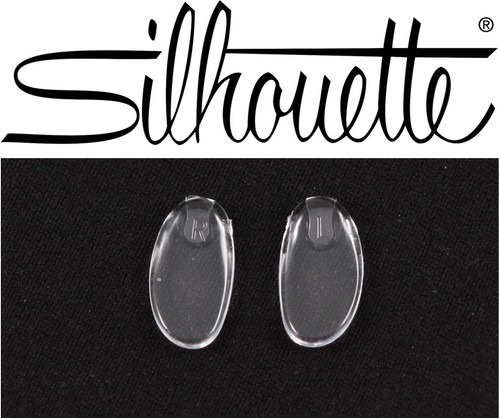 Replacement Silhouette Nose Pads Soft Silicone Plug In Eyeglasses Frame x2 Pairs