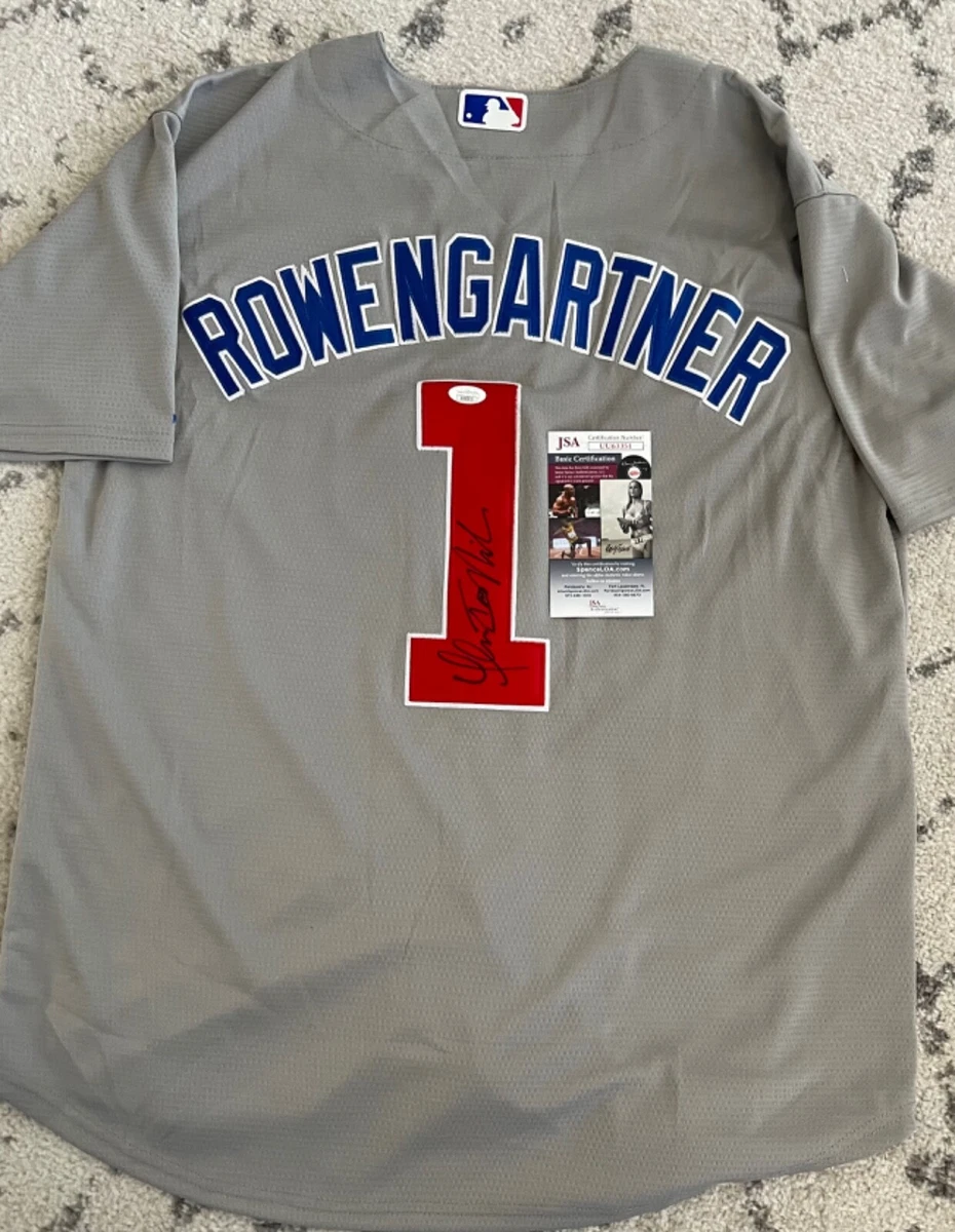 Thomas Ian Nicholas “Henry Rowengartner” Autographed Gray Cubs Jersey