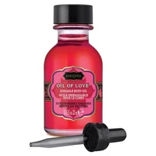 KAMA SUTRA OIL OF LOVE KISSABLE BODY OIL - STRAWBERRY DREAMS  0.75 oz (22ML)