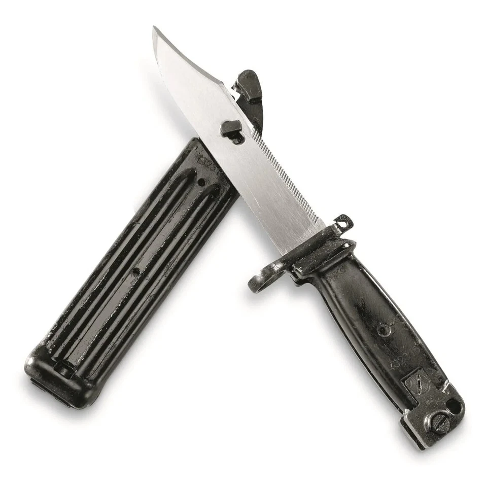 Yugoslavian Type III Multi-Purpose Combat Knife Bayonet & Scabbard - Mil Surplus - Image 3 of 4