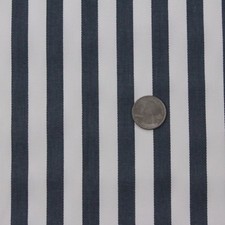 DESIGNER BASIC STRIPE GUNMETAL GRAY 100 COTTON UPHOLSTERY FABRIC BY YARD 56"W