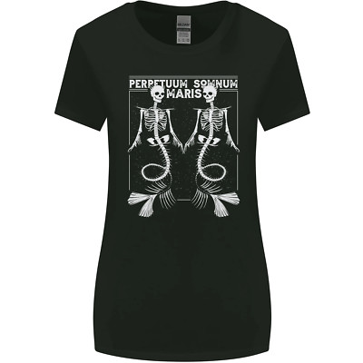 Skelett Meerjungfrauen Eternal Sleep of the Sea Skulls Damen breiter geschnitten T-Shirt