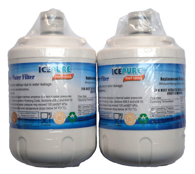 2x Kühlschrank Wasserfilter für Lamona Leisure AquaHouse HJA6000 HJA6100 HJAJ6100