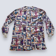 vintage Medical Scrub Dentist Shirt Jacket Te...