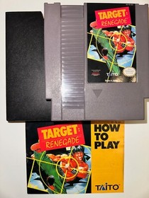 Target Renegade (Nintendo NES) COMPLETE IN BOX CIB Authentic