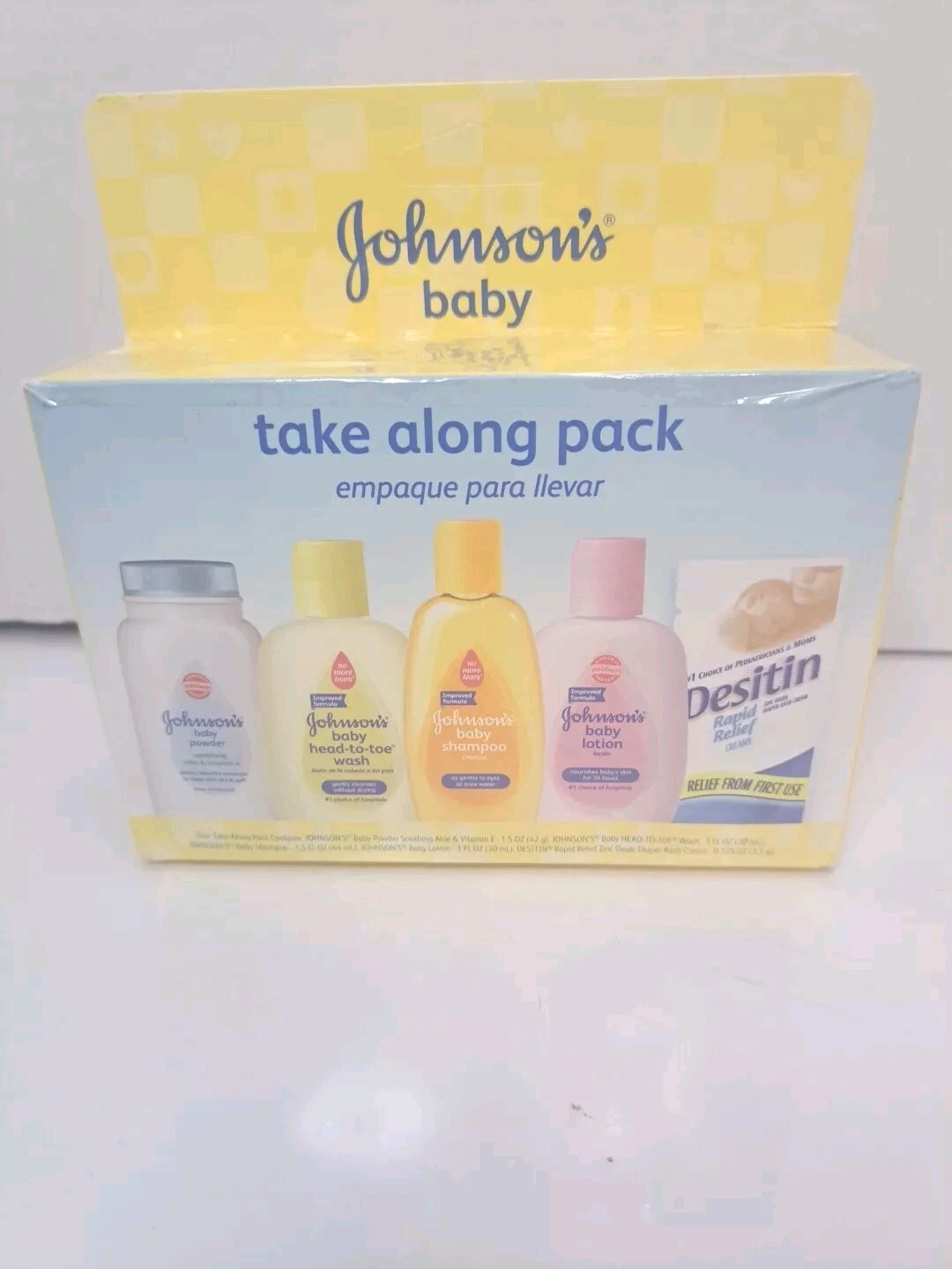 Johnson and Johnson Baby Take Along Pack Travel Kit NOS-SEALED PKG