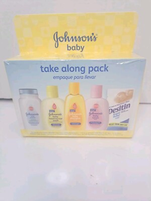 Johnson and Johnson Baby Take Along Pack Travel Kit NOS-SEALED PKG