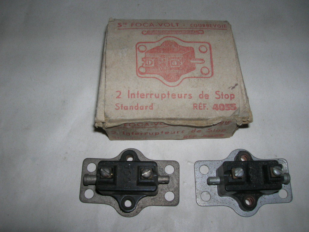 Interrupteur de stop d'origine pour Renault et Peugeot vintage