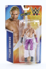 WWE Tyler Breeze AUTOGRAPHED First Time In The Line Wrestling Figure New
