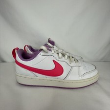 Nike COURT BOROUGH LOW 2 Girls White Pink Purple BQ5448-111 Youth Sz 7Y
