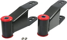 2" Rear Drop Lowering Shackle Kit For 2019-2022 Chevy Silverado GMC Sierra 1500