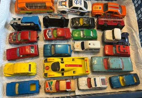 Vintage Corgi / Juniors Bundle Vehicles In Need Of Restoration Great Project