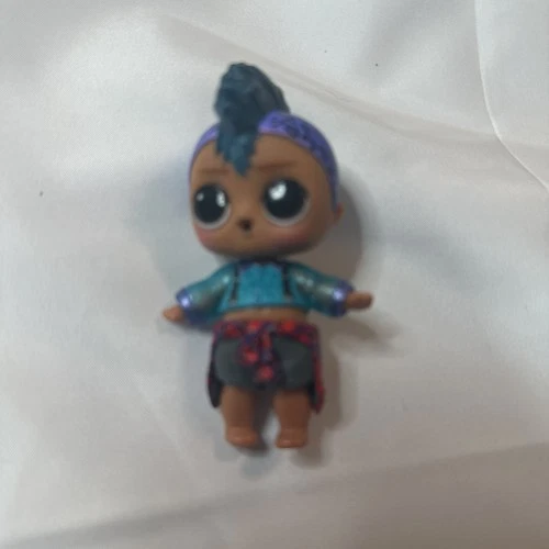 LOL Surprise Sparkle Series Punk Boi Boy Doll with Blue Mohawk