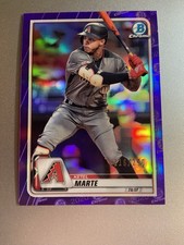 2020 Bowman Chrome Ketel Marte Purple Refractor #116/250 Diamondbacks All-Star