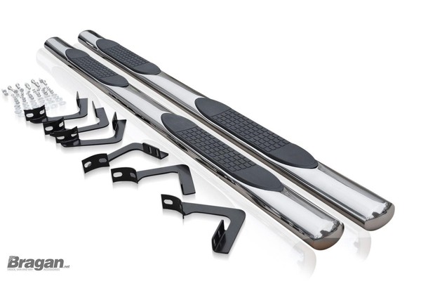 Bragan Side Bars FüR Nissan Navara D40 2005-2016 Edelstahl SUS 304 1945Mm-image