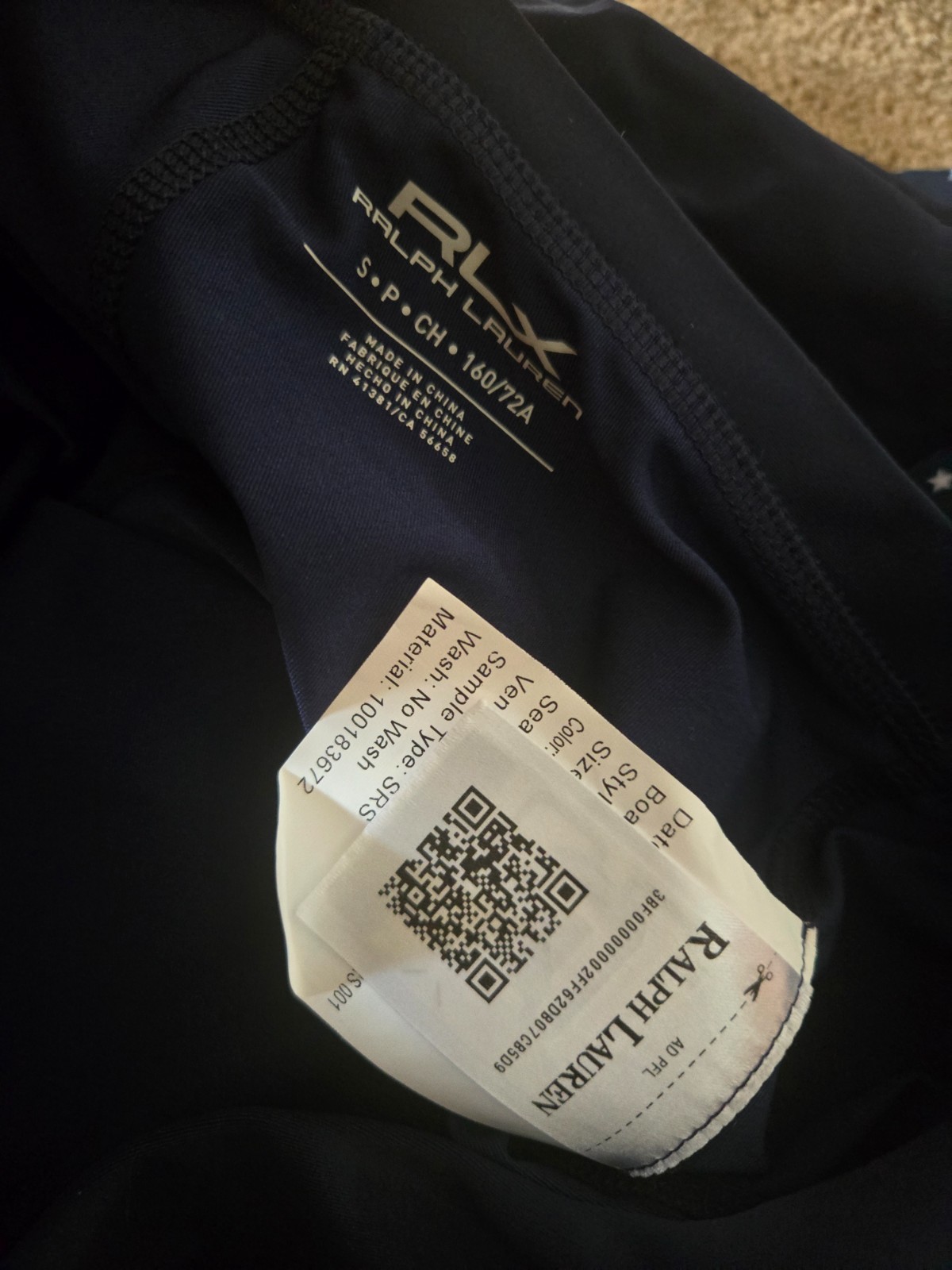 $168 POLO Ralph Lauren RLX Golf Skort Women's small S Navy Blue (w/ Stars) NWT thumbnail 4