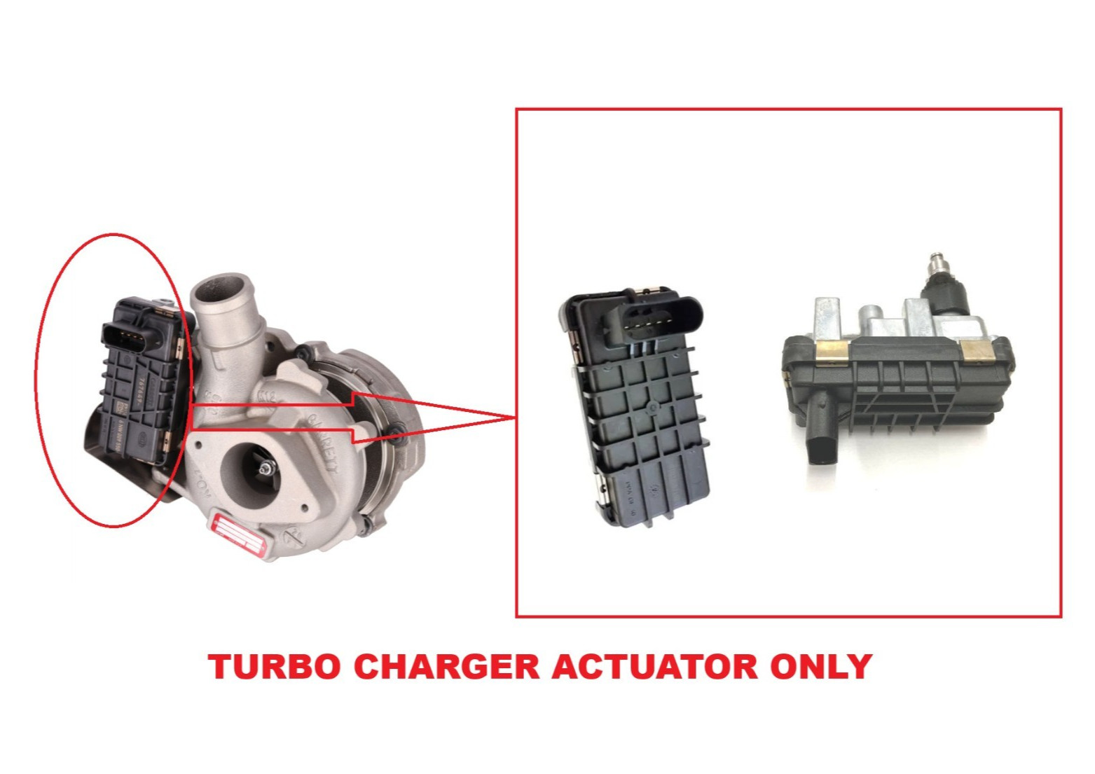 FOR FORD TOURNEO CUSTOM V362 F3 2.2DIESEL  TURBO CHARGER ACTUATOR 2012 ON