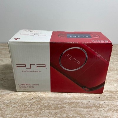 Sony PSP-3000 Radiant Red Boxed Complete Near Mint Tested Console 7100
